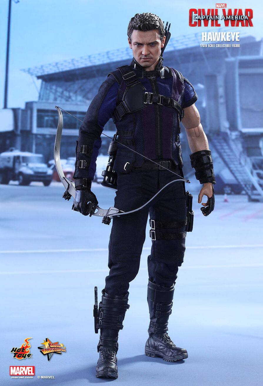 HT HOTTOYS 1/6 Captain America 3 Civil War Hawkeye 3.0 Jerry Hawkeye action figure