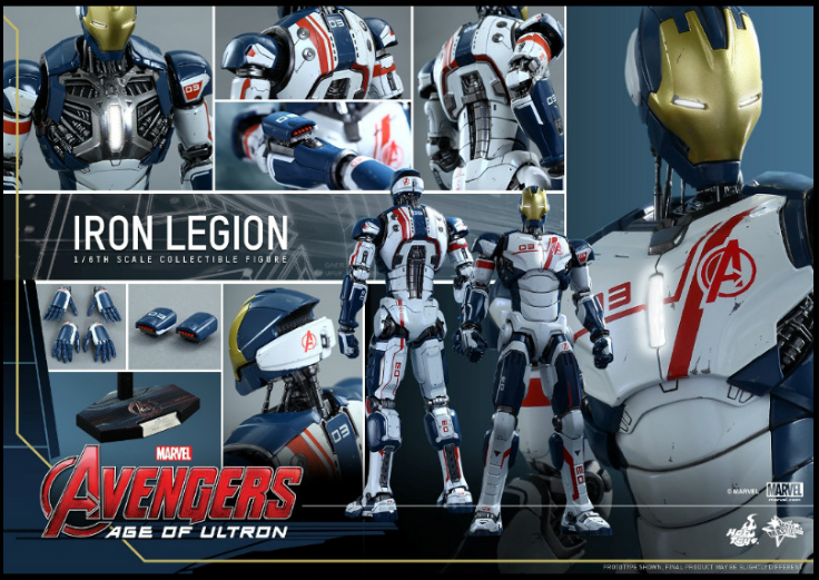 HT 1/6 Avengers 2 Age of Ultron Iron Legion MMS299 Action Figure
