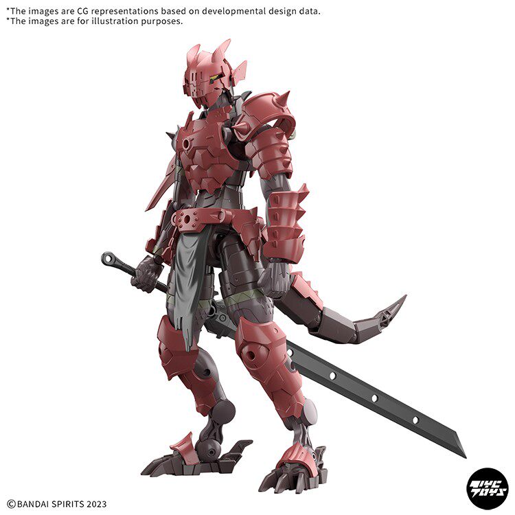 Bandai 30MF Fantasy Chronicle: Dragonkin Dragon Knight — Articulated Assembly Model Kit