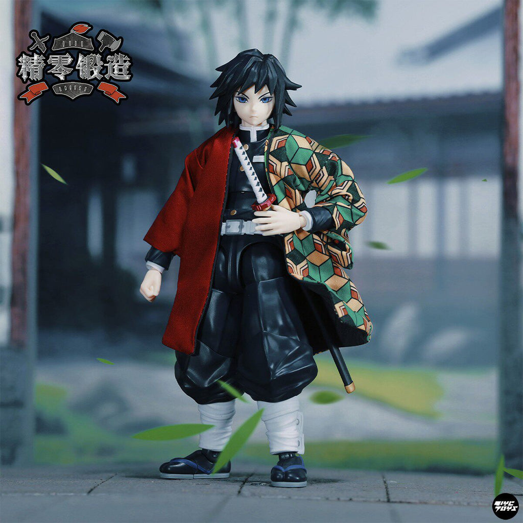 SHF Demon Slayer: Kimetsu no Yaiba — Giyu Tomioka (Water Hashira) 1/12 Scale — Fabric Outfit clothes（not include figures