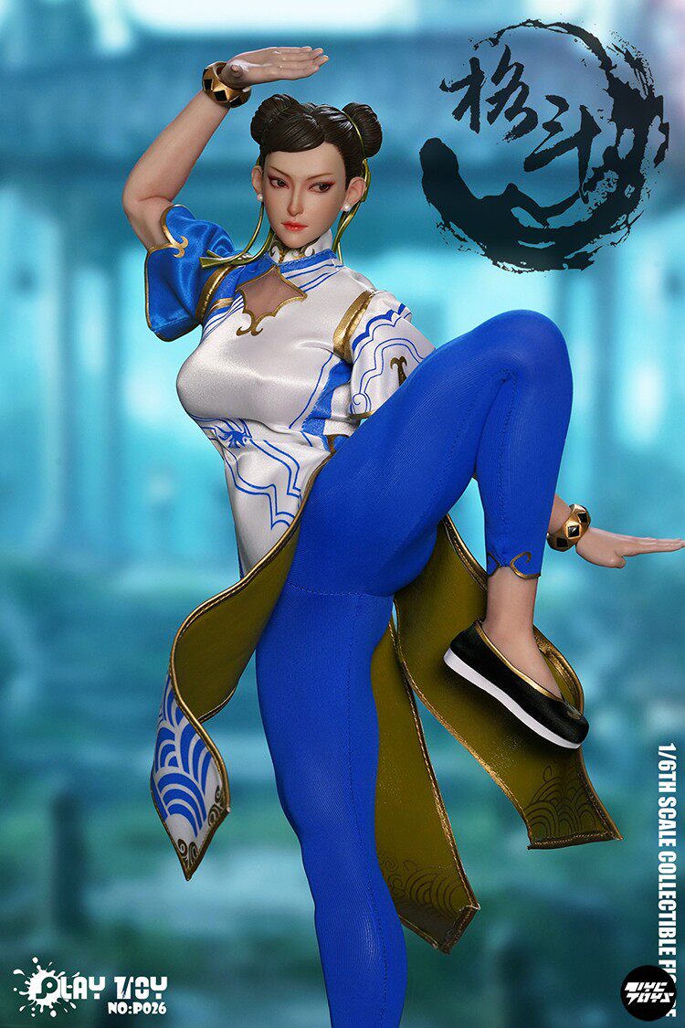 PLAY TOY "Fighting Goddess" Chun-Li (6th Edition) 1/6 Scale Action Figure (P026)