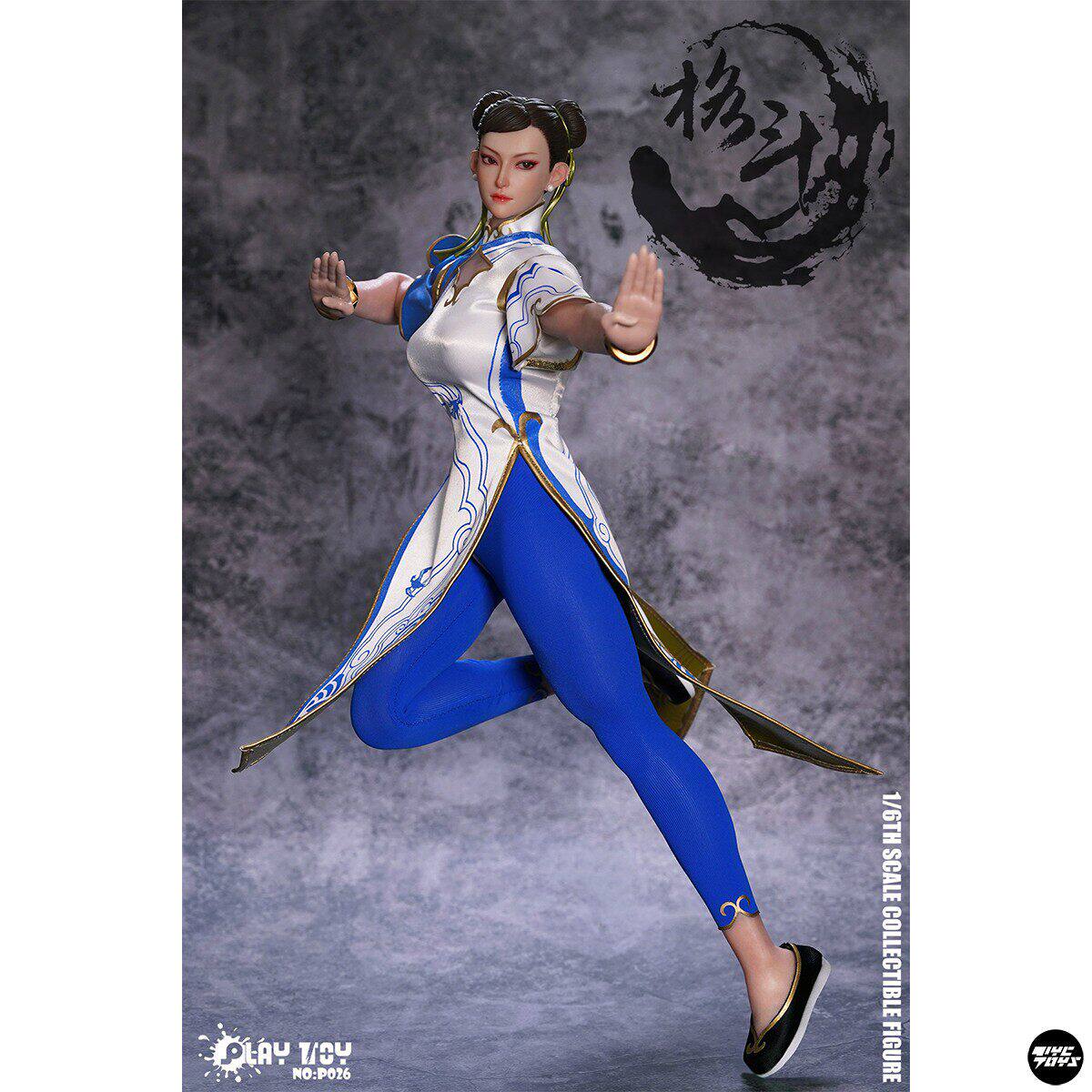 PLAY TOY "Fighting Goddess" Chun-Li (6th Edition) 1/6 Scale Action Figure (P026)