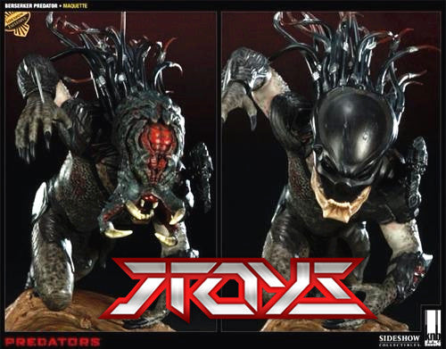 sideshow limited edition 500 body lion-faced iron-blooded 1/5 ex iron-blooded alien double-headed ex version statue figure