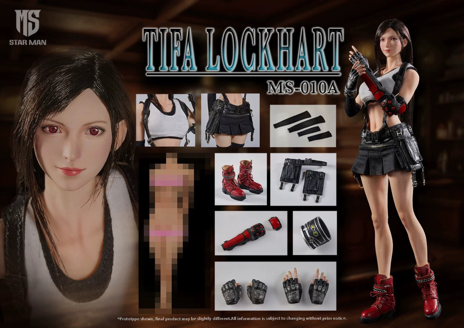 STAR MAN Tifa skirt version &amp; dress version 1/6 movable figure