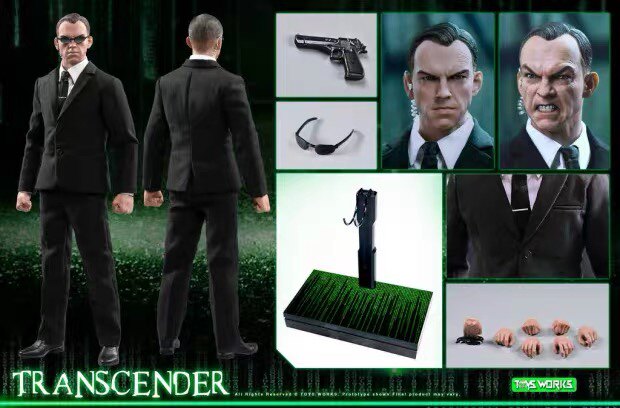TOYS Works Tw010 1/6 Matrix Agent Smith non-ht Nierh movable figure