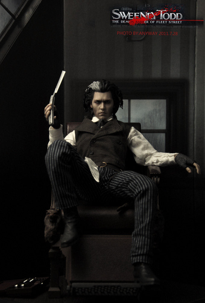 HotToys HT 1/6 Sweeney Todd Depp Captain Sweeney Todd MMS149 action figure