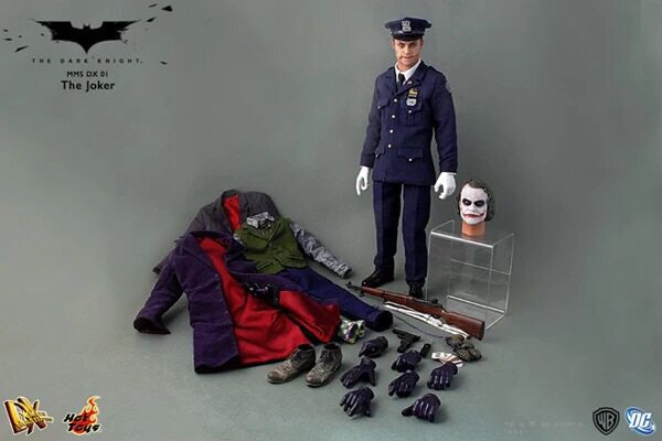 HT HOTTOYS DX01 11 JOKER 1/6 12 inches 30cm Joker Heath Ledger action figure