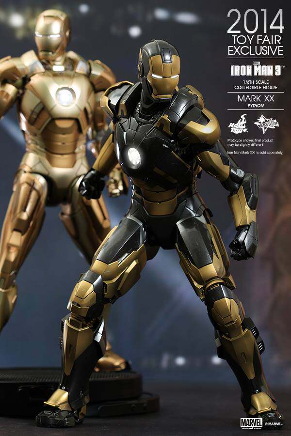 HotToys HT 1/6 2014 Venue Limited Edition Iron Man MK20 MMS248 Python Action Figure