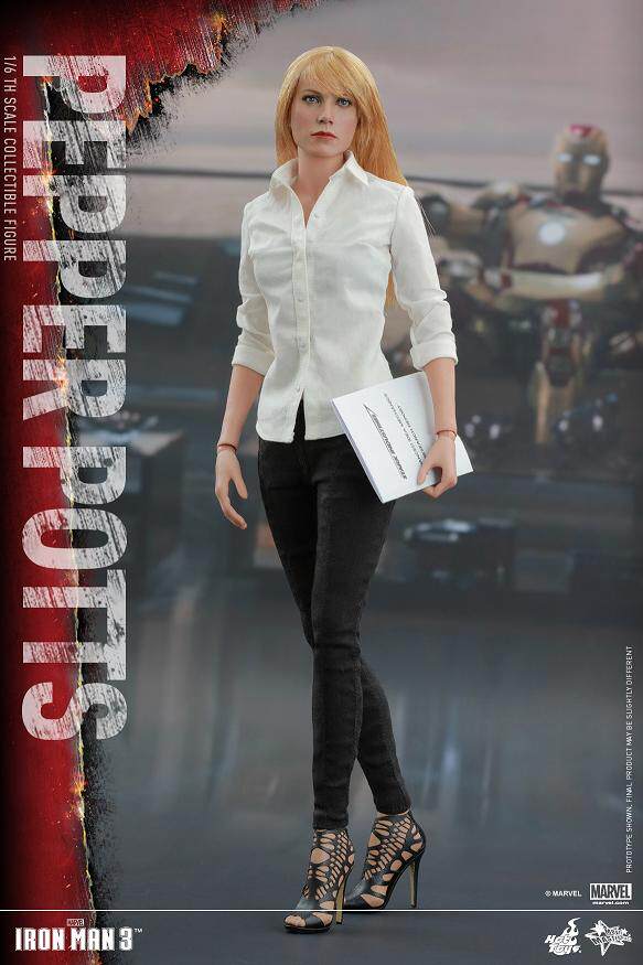 Hottoys HT Iron Man 1/6 Pepper Single Version Iron Man Tony MMS-311 Action Figure