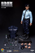 ZCWO 1/6 12-inch PTU Mobile Unit Sen Ge/Li Yongsen Simon Yam Hong Kong Police Action Figure
