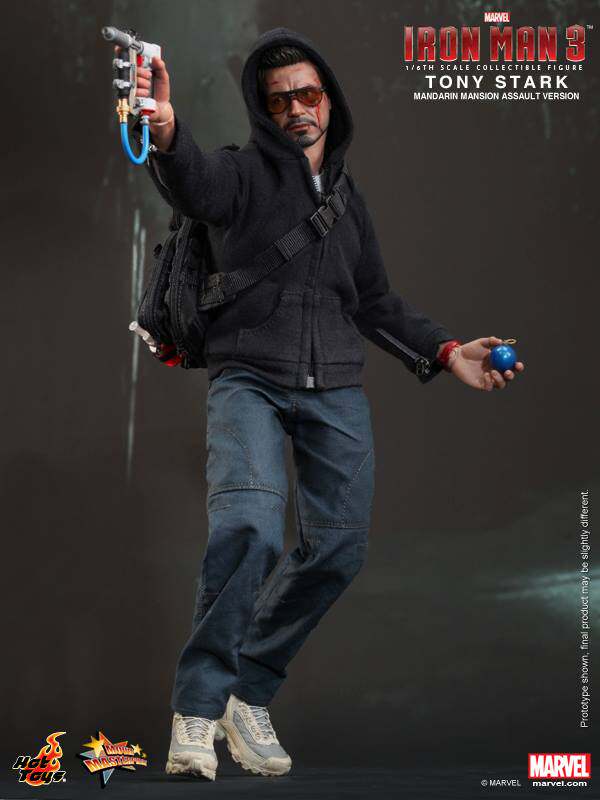 Hot Toys HT MMS207 Iron Man 3 1/6 Stealth Repairman Standard Version Tony