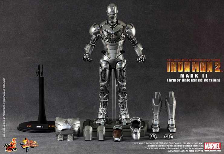Hottoys HT Iron Man MK2 2.0 1/6 disassembled version MMS150 non-alloy movable figure