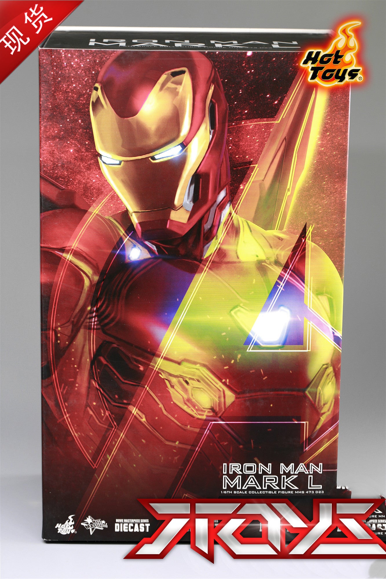HotToys HT 1/6 MMS473D23 die-cast alloy Avengers 3 Iron Man MK50 Standard Chartered action figure