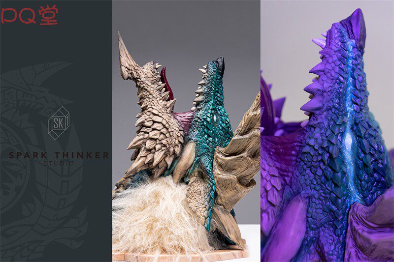 Spark Thinker Studio: Monster Hunter — Zinogre Head (Wall-Mountable)