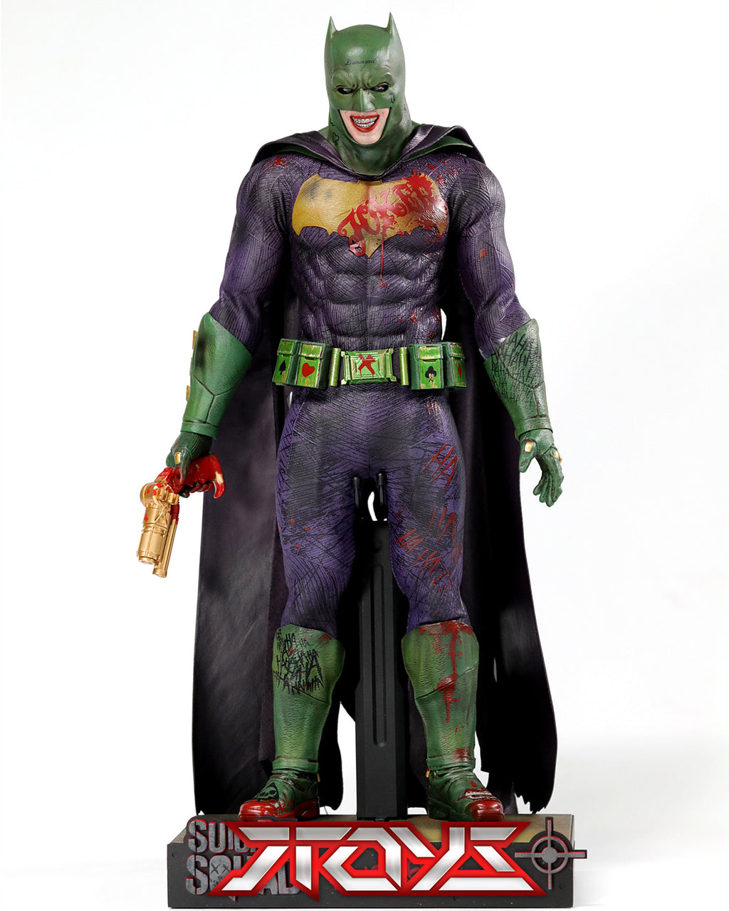 HT HOTTOYS MMS384 1/6 Suicide Squad Joker Fake Batman Versipn figures