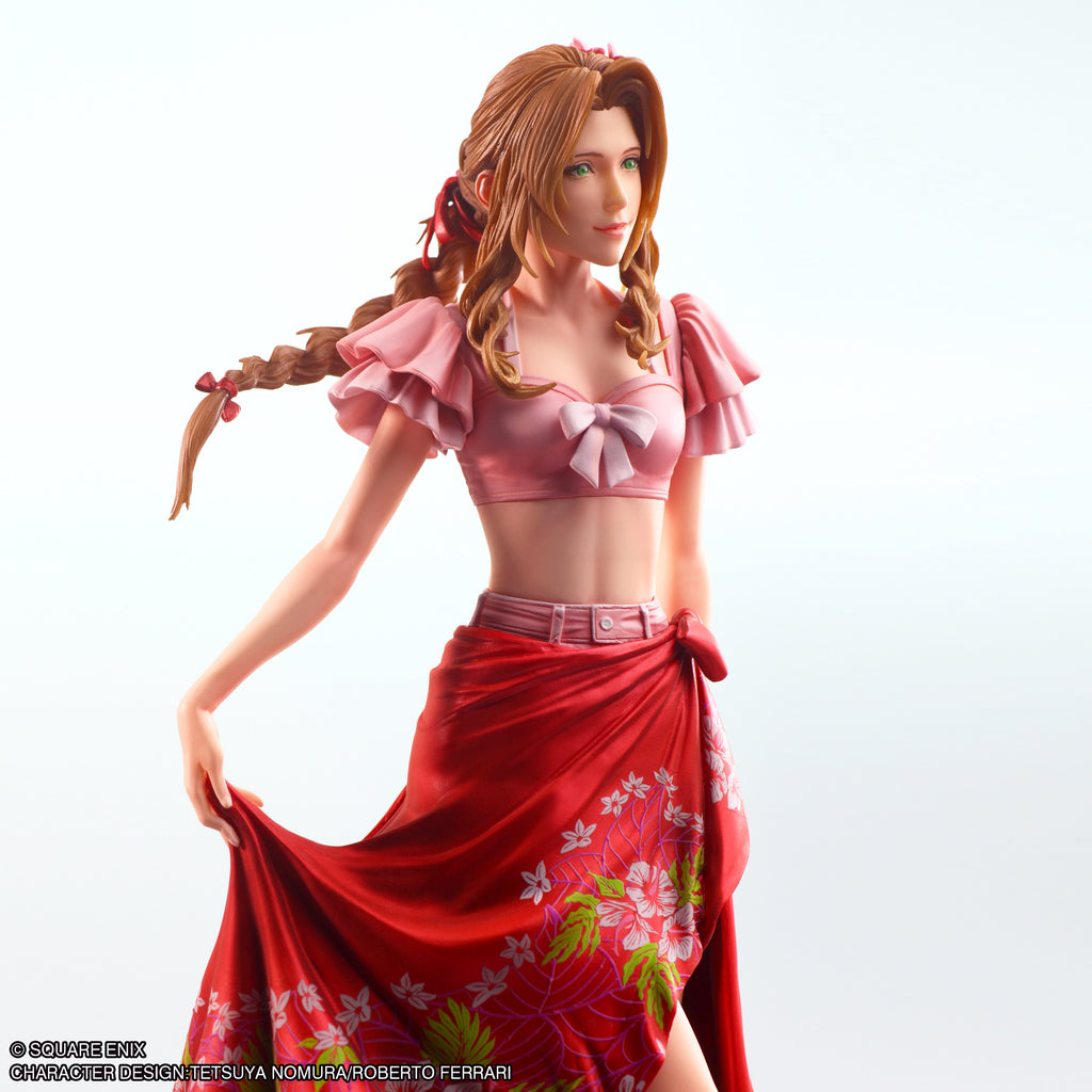 SE STATIC ARTS: Final Fantasy VII Rebirth — Aerith (Swimsuit Ver.) Licensed Version