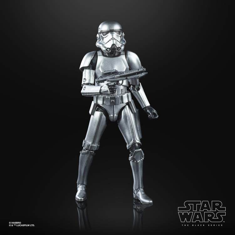 Hasbro Star Wars: The Black Series — 6-Inch Stormtrooper (Carbonized Metallic Finish)