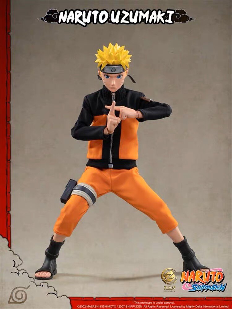 Zen Creations Genuinely Authorized 1/6 Naruto Uzumaki Naruto Action Figure