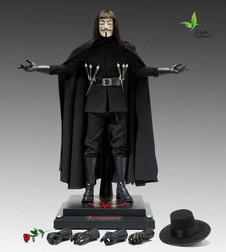 Toys Power CT003 1/6 12-inch V for Vendetta with 1/1 mask BFC action figure