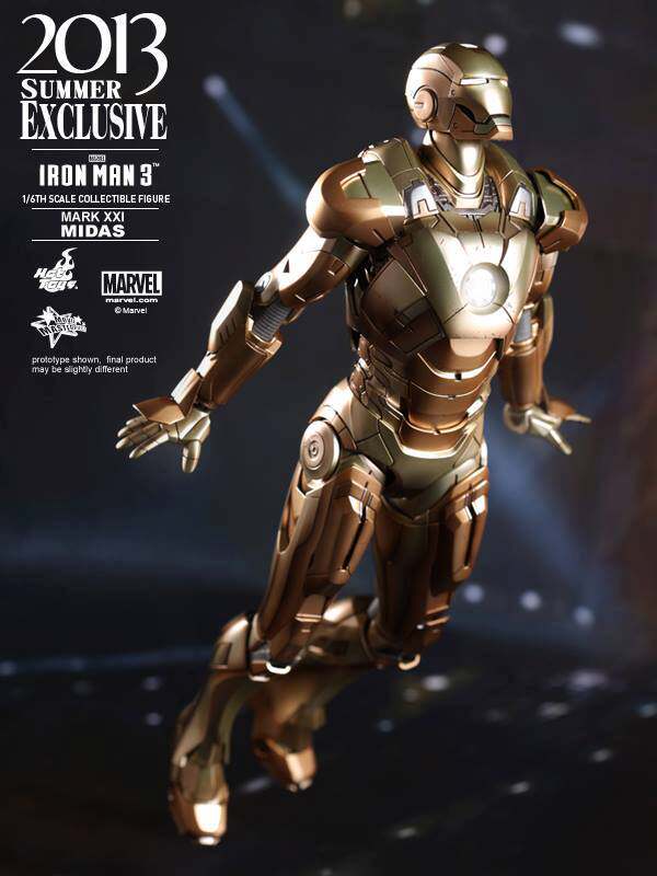 HOT TOYS HT 1/6 MMS208 Iron Man MK21 — Event Exclusive Edition (Gold / "Tycoon Gold" Color Scheme)