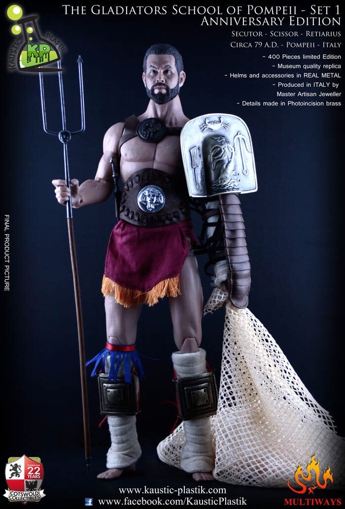 Kaustic-Plastik 1/6 Alloy Pompeii Gladiator School Anniversary Edition Action Figure