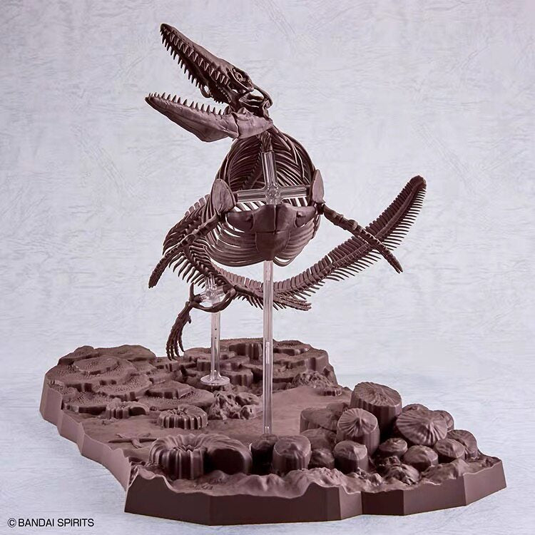 Bandai IMAGINARY 1/32 Scale Assembly Model Kits: Mosasaurus, Triceratops, and Tyrannosaurus Rex Fossil Skeletons