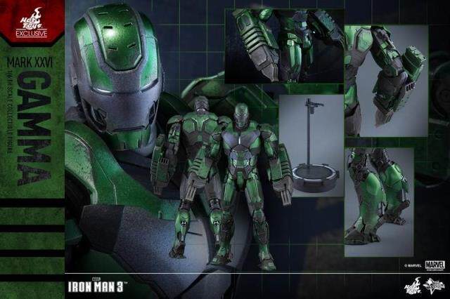 Hottoys HT 1/6 Iron Man 3 MK26 Gamma Gamma MMS332 Venue Limited Action Figure
