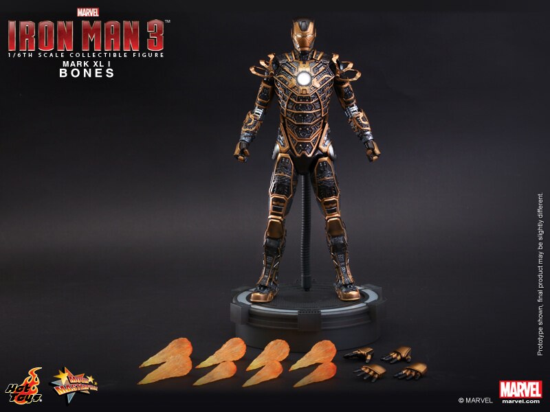 Hot toys HT MMS251 1/6 Iron Man MK41 Bones modified explosive armor movable figure