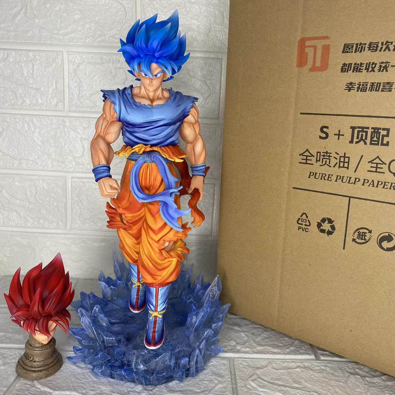 30cm/11.8in Anime Dragon Ball Z Goku Figure Lighting oneDBZ Goku Action Figure Statue Collection
