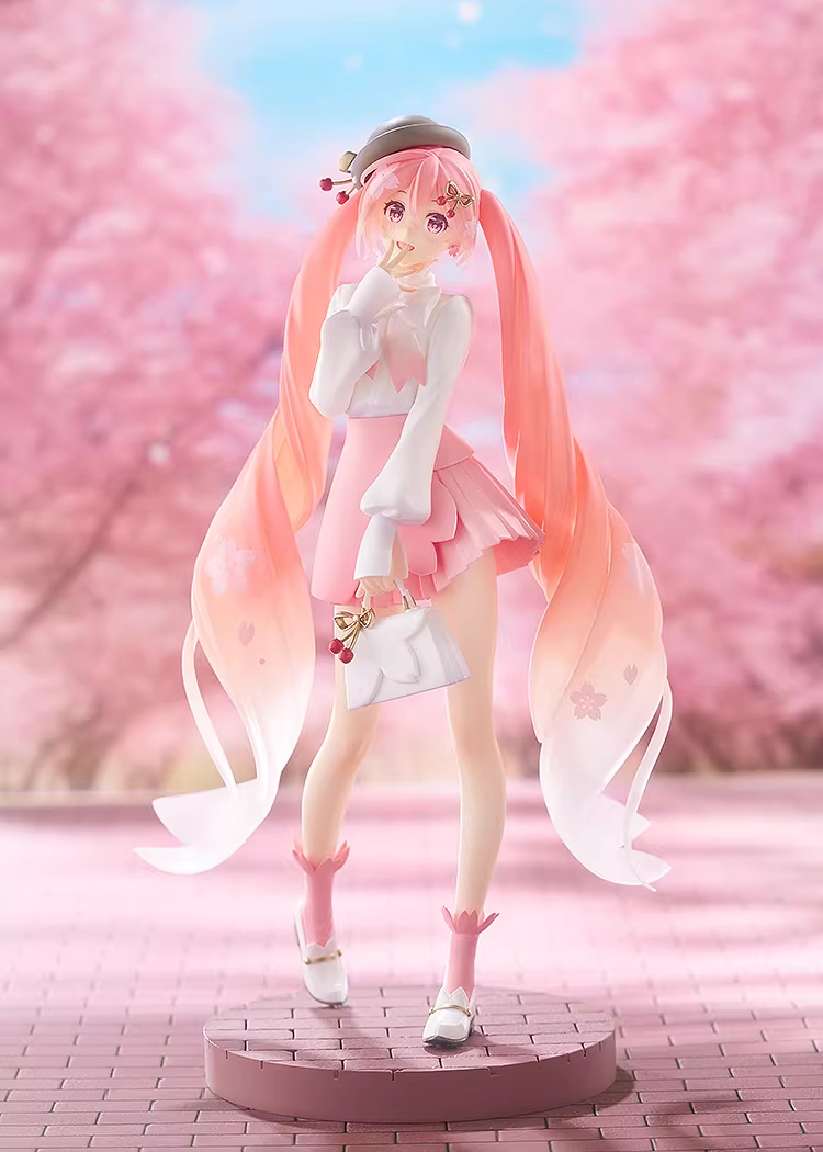 GSC POP UP PARADE Hatsune Miku: Sakura Miku (Flower Viewing Outfit) Figure — Standard Edition