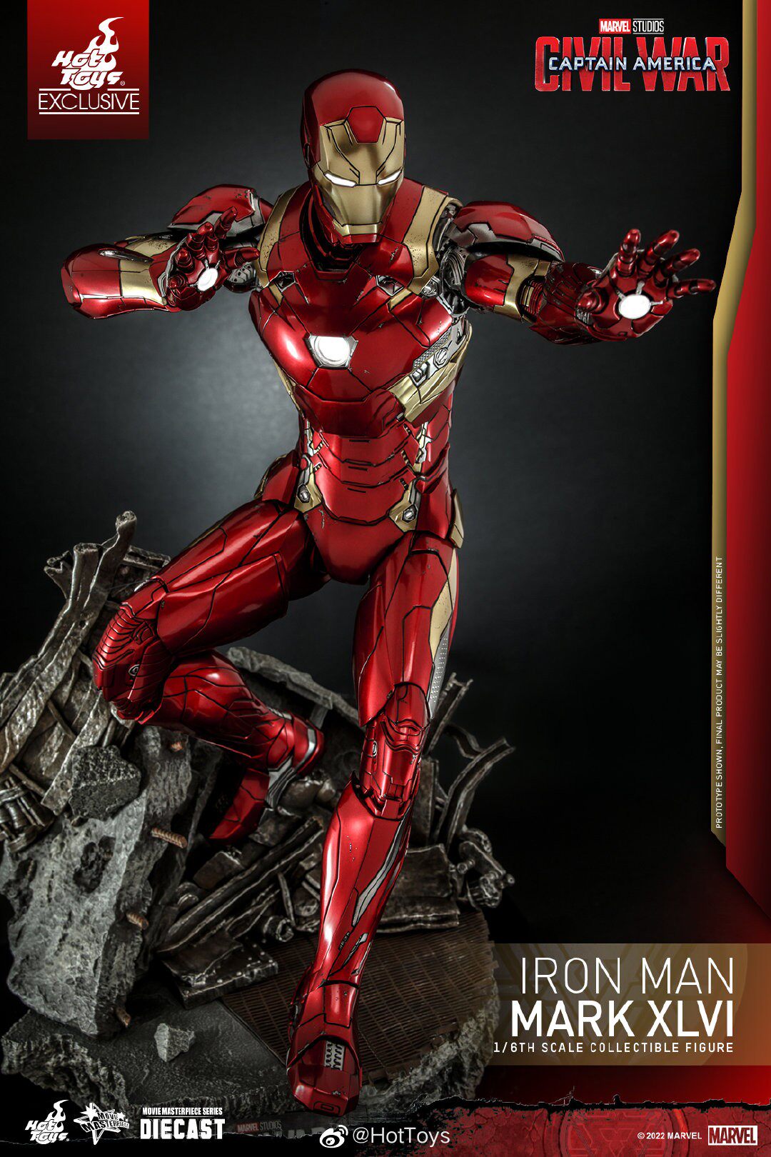HOTTOYS HT Captain America 3: Civil War MARK46 MMS608-D42 MK46 action figure