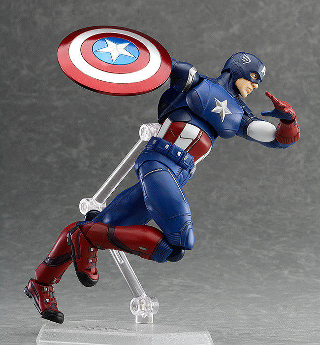 MF figma 226: The Avengers — Captain America (Articulated Action Figure)