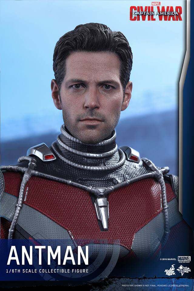 HotToys HT Captain America 3 1/6 Civil War Ant-Man 2.0 Ant-Man Marvel Soldier Action Figure