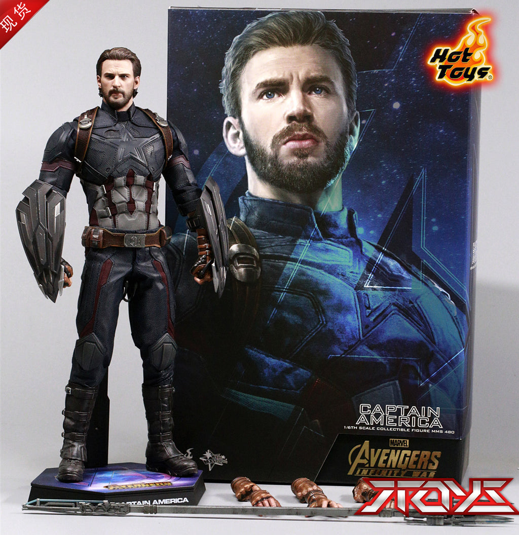hotToys 1/6 MMS480 Avengers 3 Infinity War Captain America 6.0 America action figures