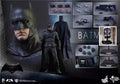 HotToys 1/6 MMS342 Batman v Superman Light Armor Blue Label Regular Version with Technology Helmet Action Figure