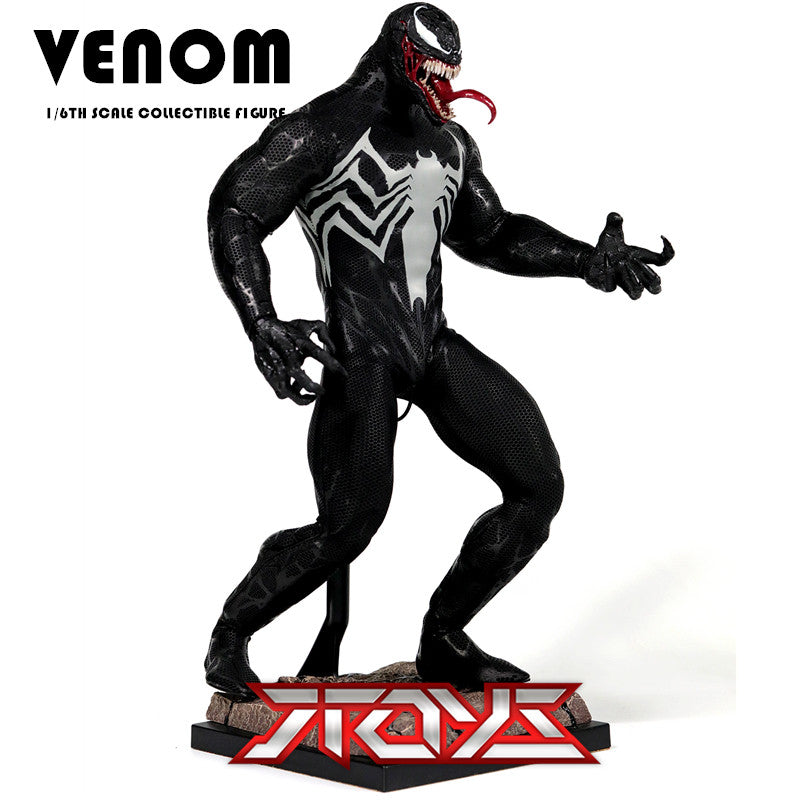 Non-HT Bullet Head Venom 1/6 37cm Marvel Spider-Man Villain Action Figure