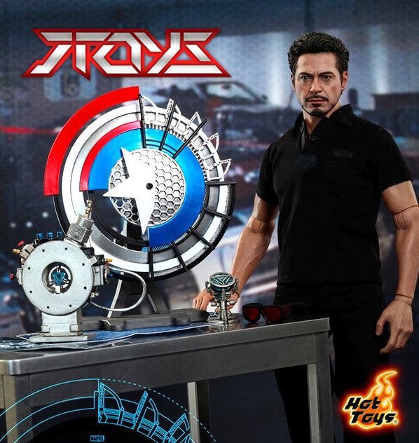 HotToys HT 1/6 Iron Man 2 Tony Debugging 3.0 Reactor MMS273 Action Figure