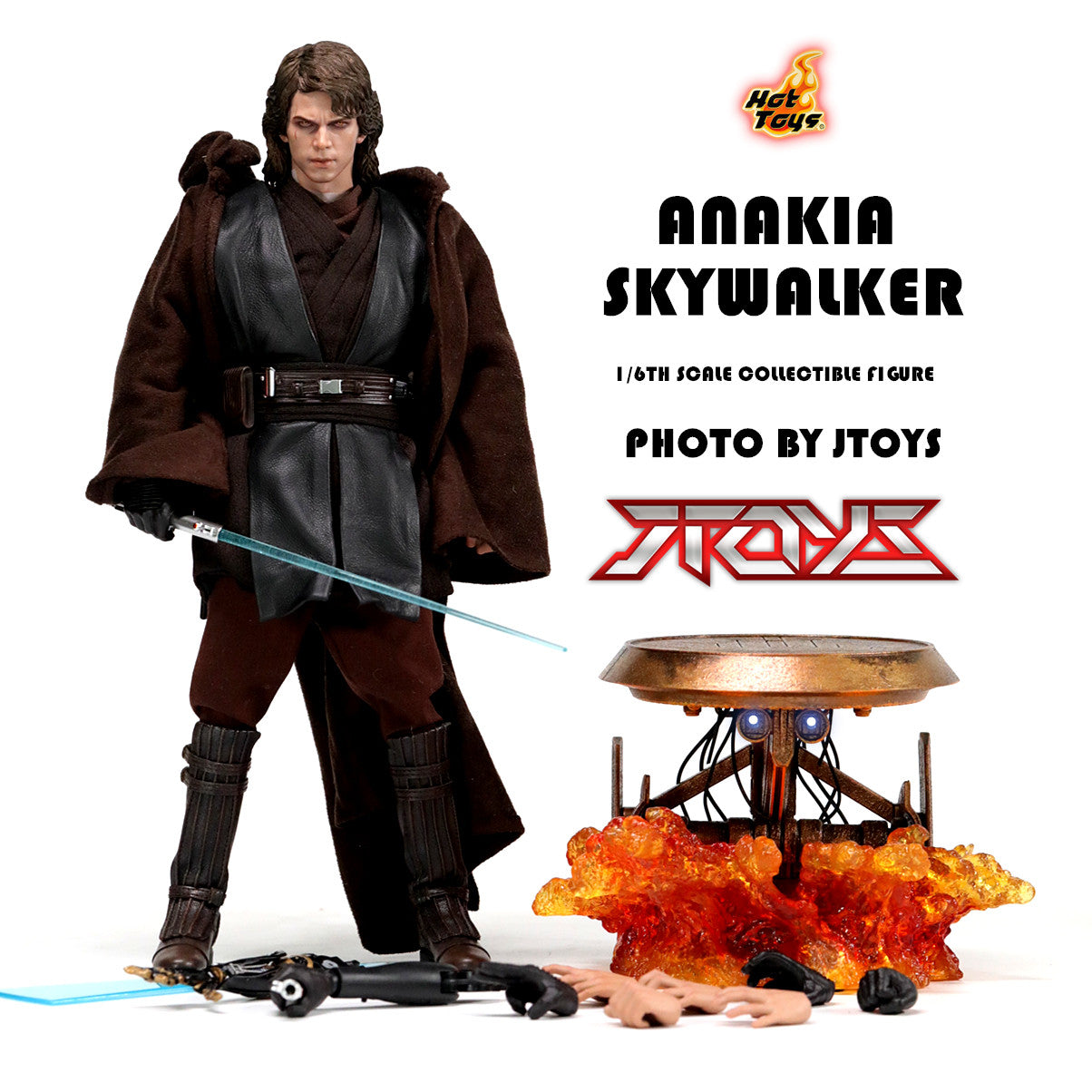 HT MMS486 1/6 Anakin 2018 Enchanted Version Obi-Wan Anakin Action Figure