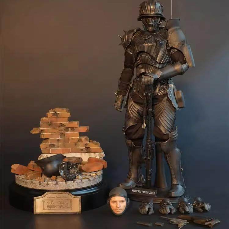 Hottoys AC02 1/6 Takayuki Taketani Steel Hound Human Wolf Type 34 Enhanced Equipment Action Figure