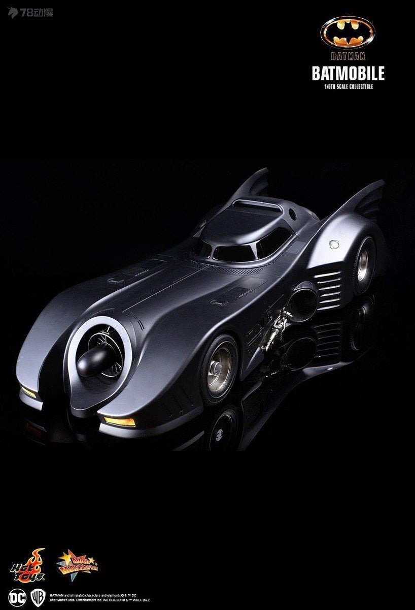 HOTTOYS 1/6 12 inch 1989 version black classic nostalgic Batmobile MMS694 action figure