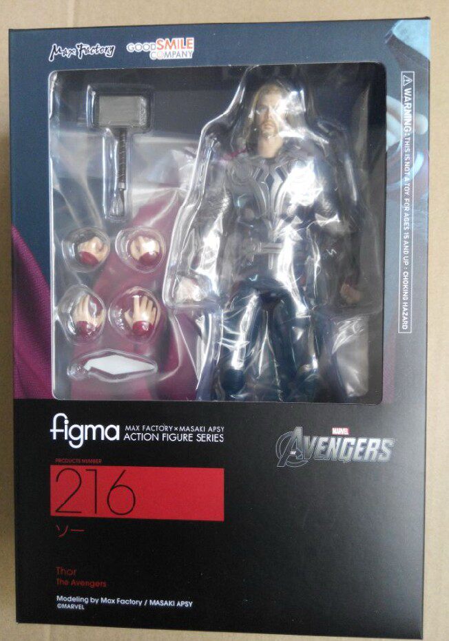 MF figma 216: The Avengers — Thor (Articulated Action Figure) — Japanese Edition
