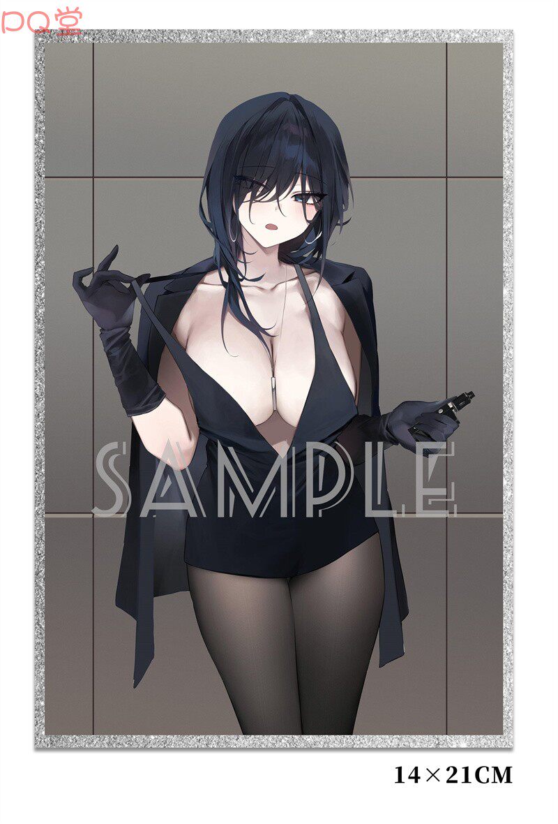 anaBee Yokoyama Iwami black dress original painting 1/6 figure