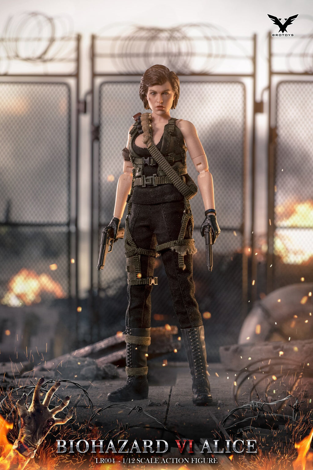 BROTOYS 1/12 Resident Evil: Alice (LR004) — Articulated Action Figure (In-Stock)