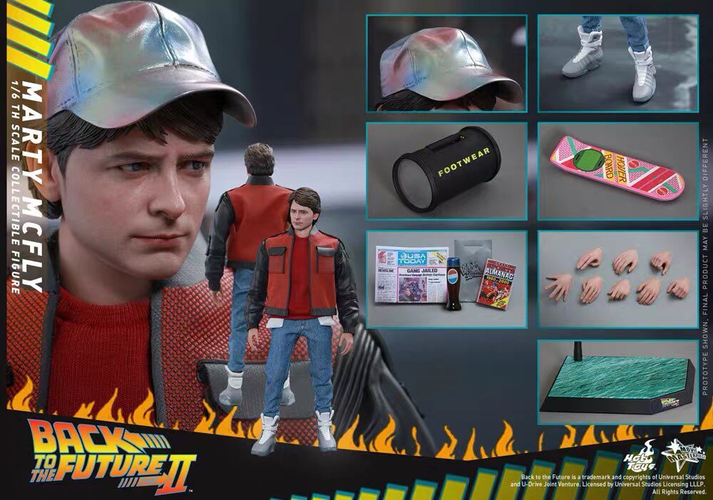 HOTTOYS HT MMS379 Back to the Future 2 Martin 2.0 Marty McFly Action Figure