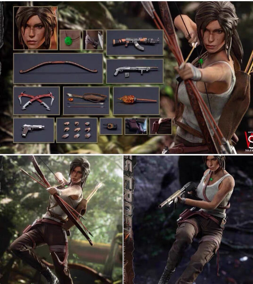SWtoys 1/6 FS061 Tomb Raider Lara Croft Miss Croft action figure