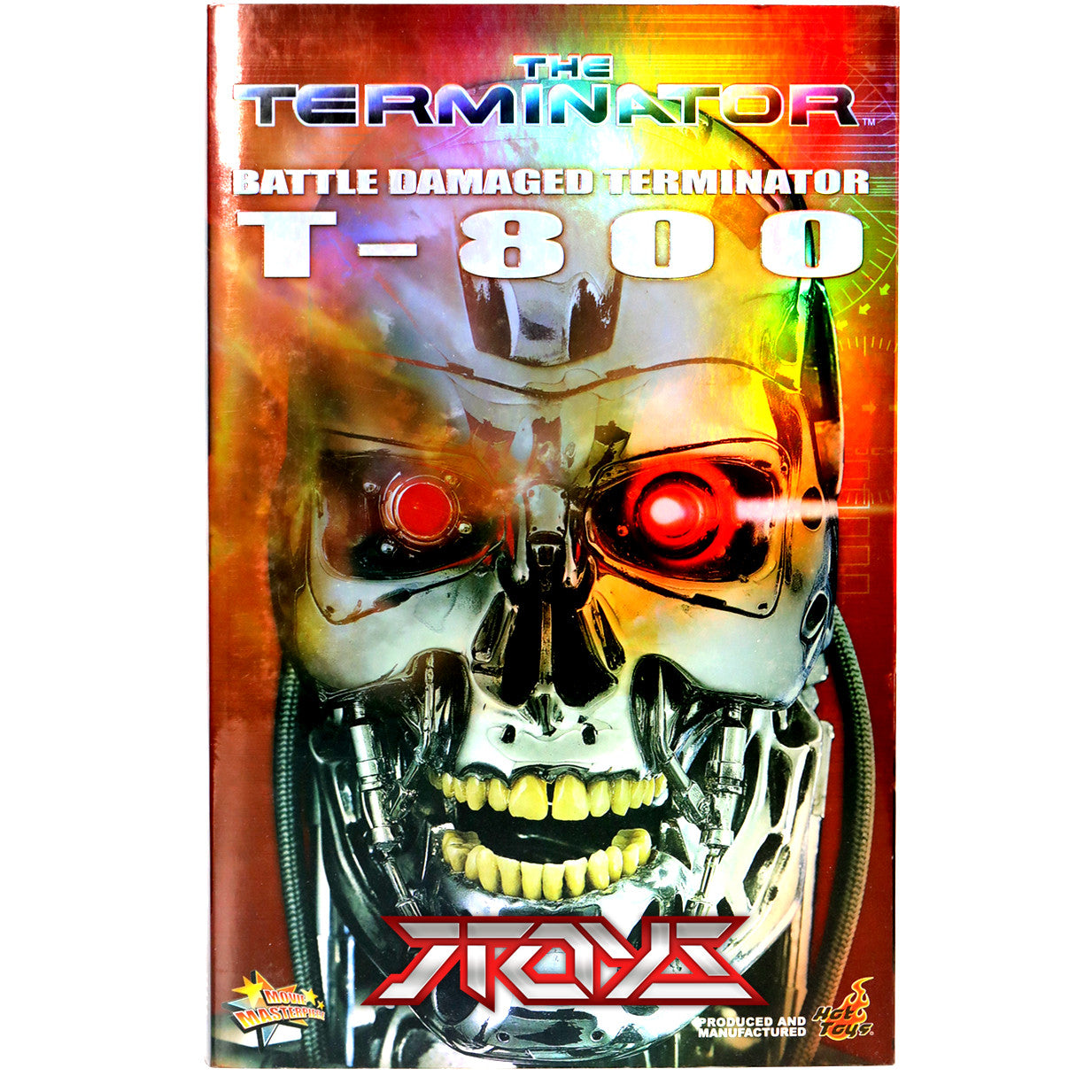 HOTTOYS T800 1/6 Arnold, the originator of the Terminator, rotten face, rotten face, skeleton, battle damaged MMS002 action figure