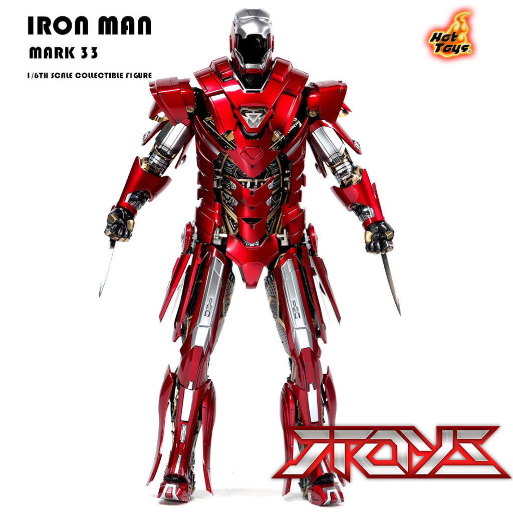 HT 1/6 MMS618 Iron Man 3 MK33 Silver Centurion Explosive Armor Version Action Figure