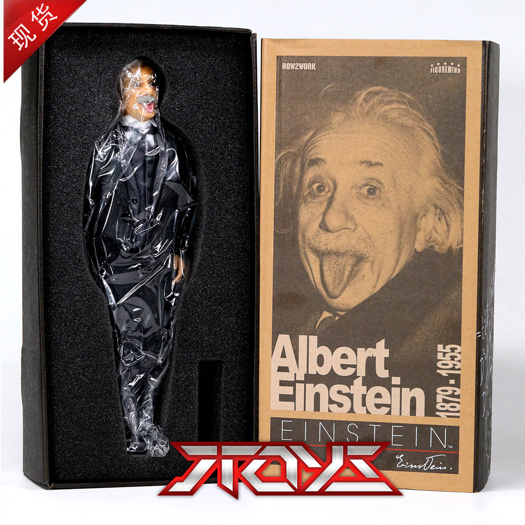 HOW2WORK 1/6 12-inch Einstein tongue out figure