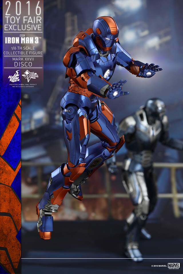 HotToys HT 1/6 MMS371 Iron Man MK27 Disco Limited Venue Edition action figures