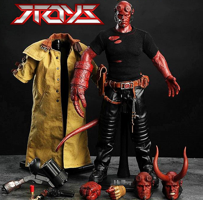 ARTOYS 1/6 Hell man HELLBOY four head sculpts action figures